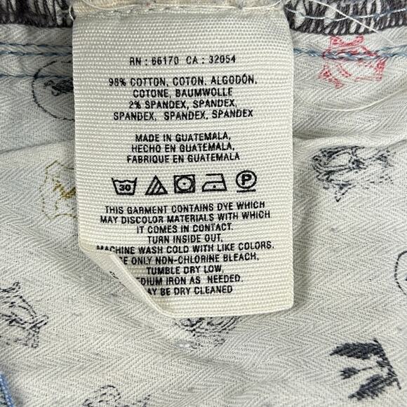 Holding Horses Cuffed Denim Shorts Size 26 4" Inseam Mid Rise - Picture 6 of 6